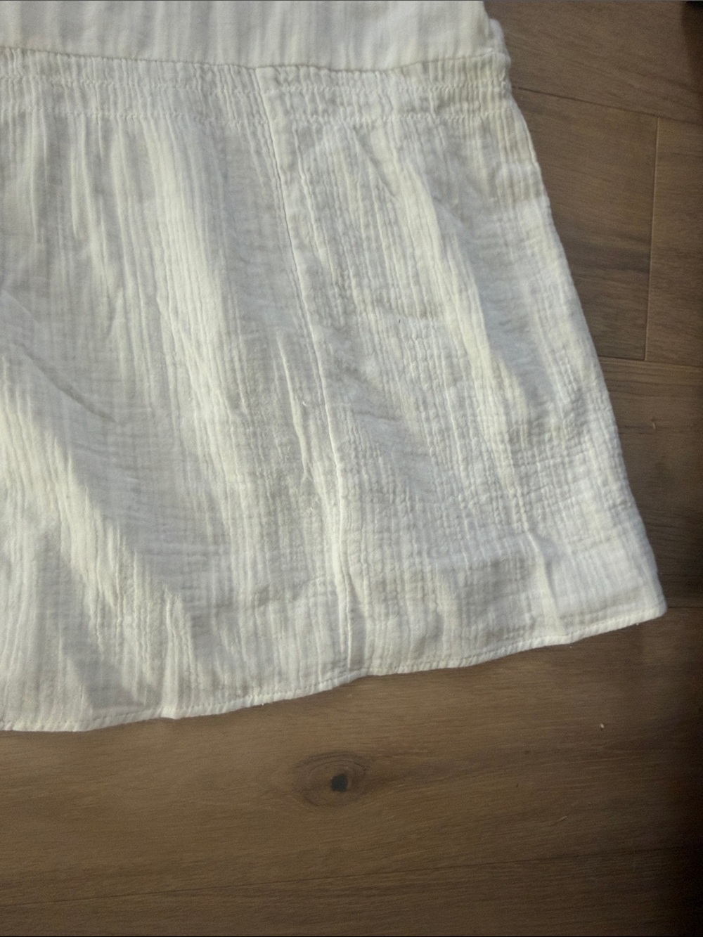 H&M White Cotton Gauzy Midi Dress with Spaghetti Straps NWT Medium - Picture 3 of 3